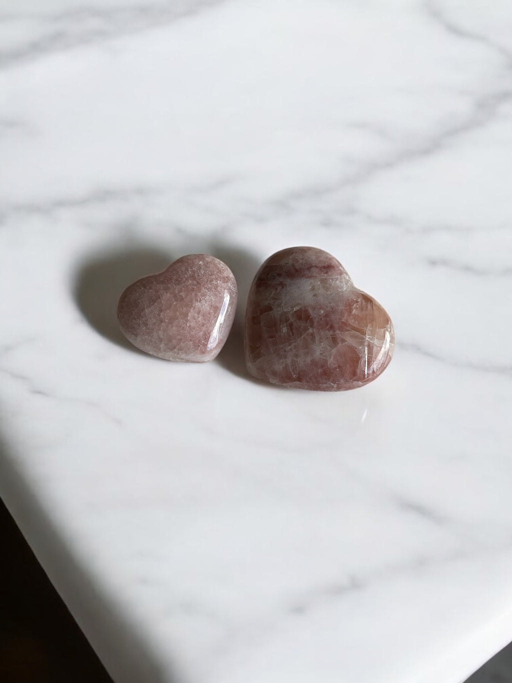 Rode/roze Calciet Hartjes