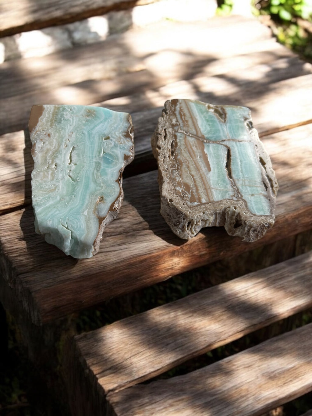 Blauwe Aragoniet Schijf