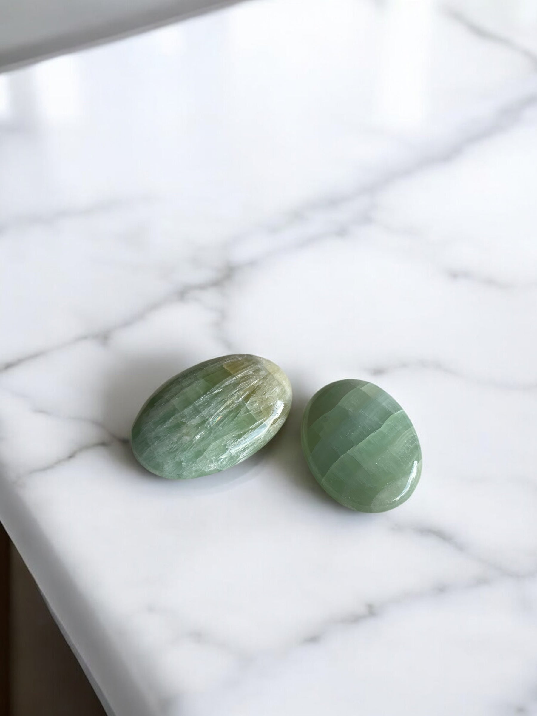 Pistache Calciet Handsteen