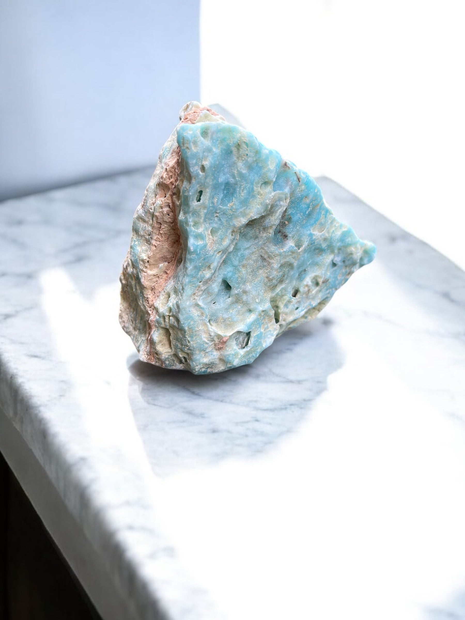 Ruwe Blauwe Aragoniet Calciet