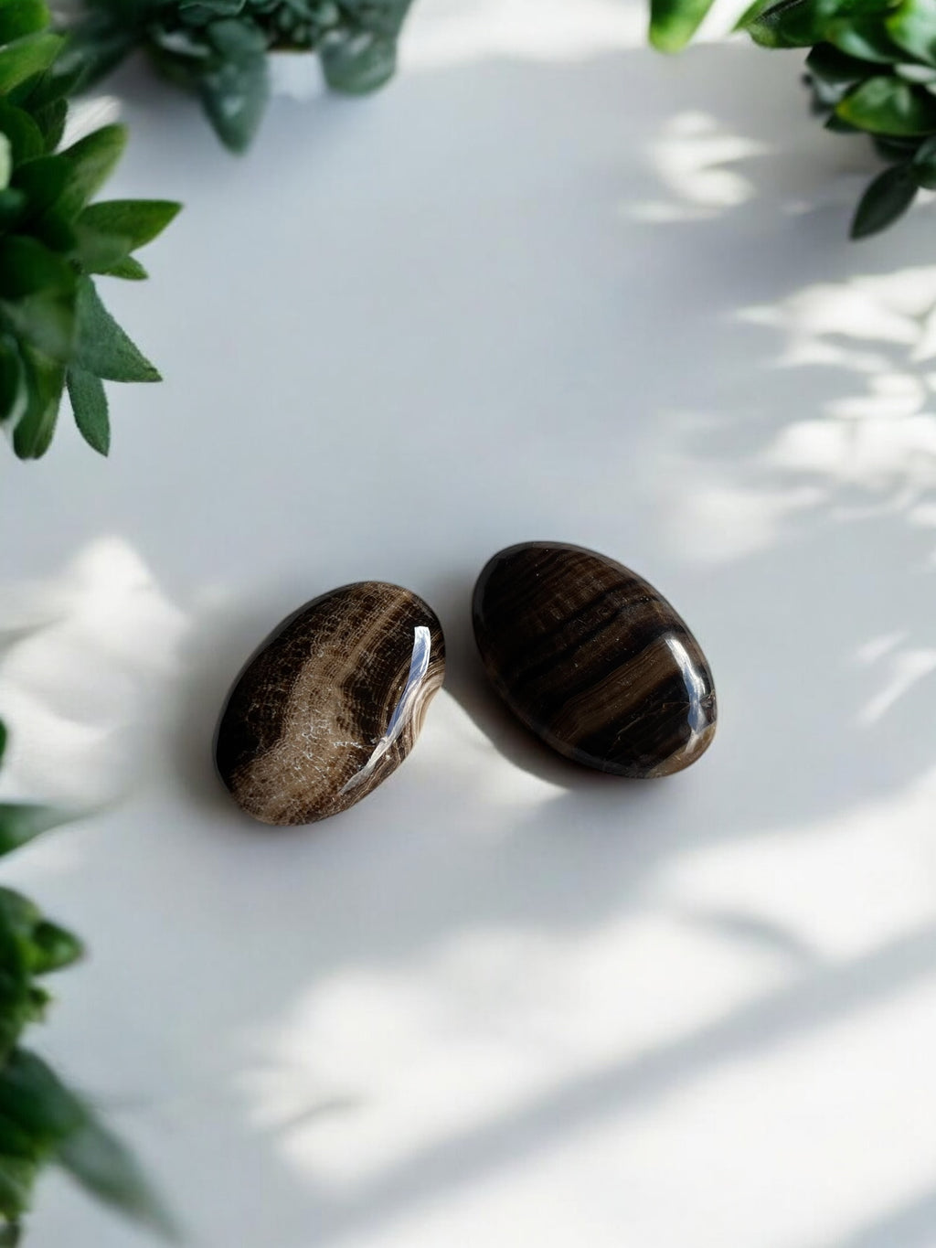 Bruine (chocolade) Calciet Handsteen