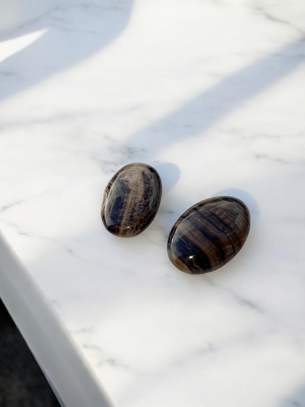 Bruine (chocolade) Calciet Handsteen